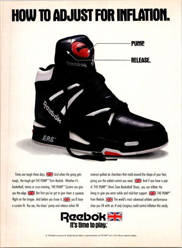 1990 reebok pump shoes - •,