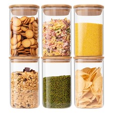Glass Food Storage Jars 37 oz