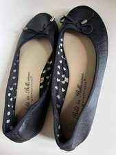 Primark black ballet pumps flat shoes 
