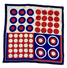 VTG 60S MOD RED CREAM BLUE