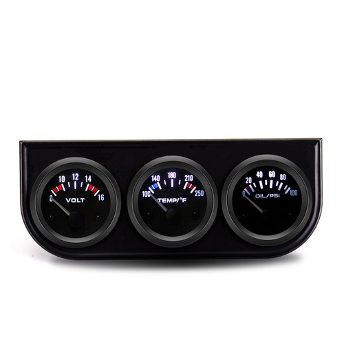 52mm 12v triple gauge - dc,
