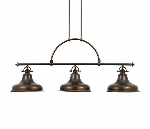 Dark bronze three - light, pool
