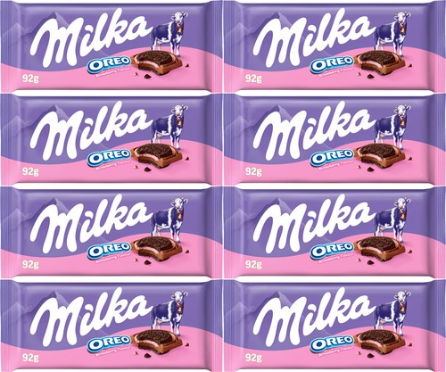 Milka oreo strawberry flavor - milka,