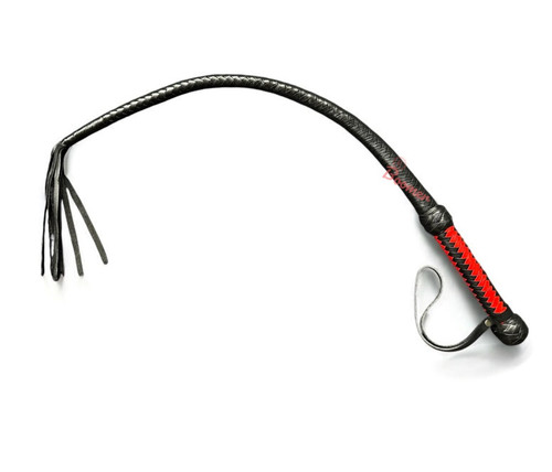 Genuine leather flogger whip - leather,