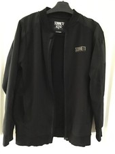 sonneti zip up jacket / coat with pockets in black size 13-15 years old