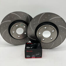 BREMBO Dimpled & Grooved Front