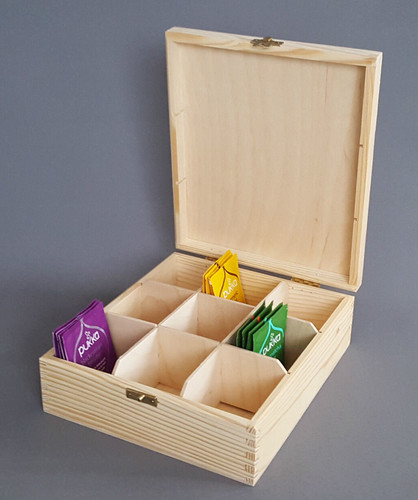 Wooden box tea - bag, 9