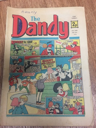 Dandy comic 1628 febuary - comic,