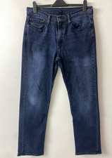 Levi's 514 Slim Straight Jeans Blue Stretch Denim size W34 L32
