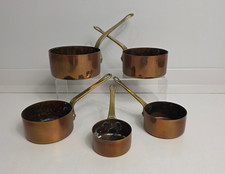 Set of Vintage Copper Pot