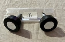 Triumph Stag Quarterlight Vent Control Knobs With Chrome Finishers And Bolts 1