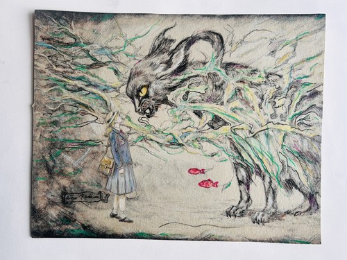 Gothic fairy tale art - gothic,