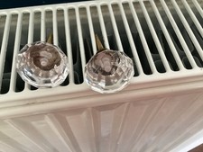  2 Glass Drawer Knobs