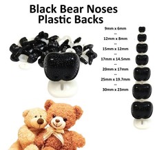 BEAR NOSES with Safety Backs -