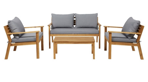Goodhome denia wooden - wooden, 4-piece