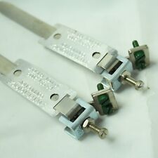 2 x EARTH CLAMP BONDING  STRAP 2.5 to 16mm ADJUSTABLE GREEN (TWIN PACK)