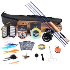Maxcatch Saltwater Fly fishing Rod Combo Kit:8-10wt Fly Rod and Reel Outfit