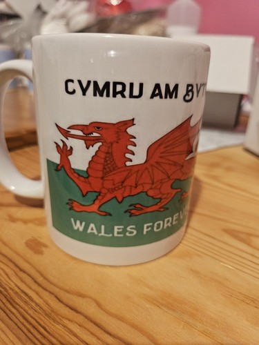 Welsh flag ceramic mug - welsh,