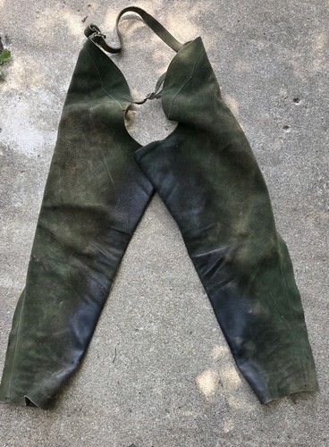 Green suede leather - suede, full