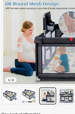 Costway large baby playpen - costway,