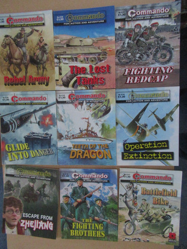 Commando comics job - comics, lot