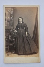 CDV OF LADY WITH HAIR IN