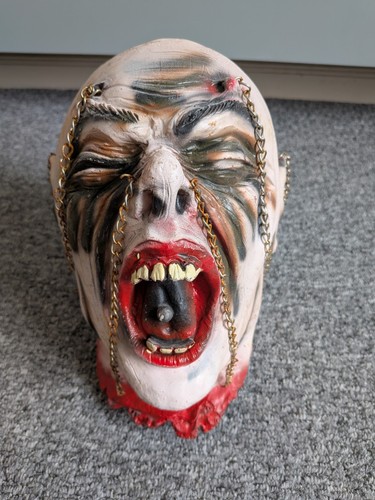 Latex halloween prop head - latex,