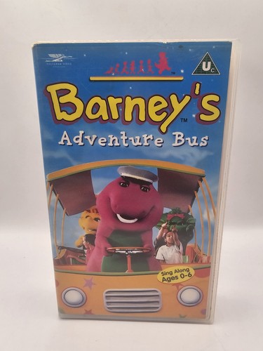 Barney adventure bus - barney's, vhs