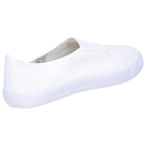 White elasticated gusset - white,