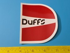 VTG 90's DUFFS SHOES LOUIE BARLETTA NIK FORD JOSH COX DC SKATEBOARD DECK STICKER