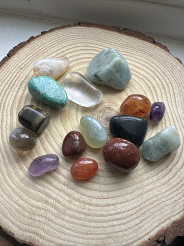 200g mixed crystals - +, tumble