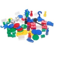 Board Game Set - Playing pieces, pawns, Counters, Dice