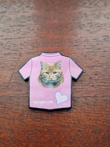 Ginger cat magnet - cat, cats