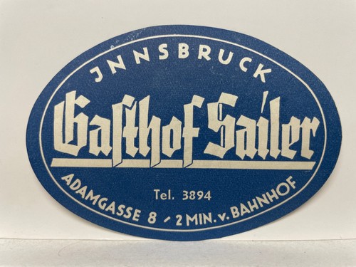 Gasthof sailer innsbruck - gasthof,