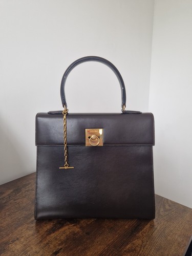 Vintage celine brown leather - brown,