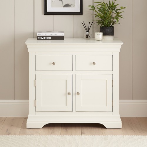Wilmslow white medium drawer - white,