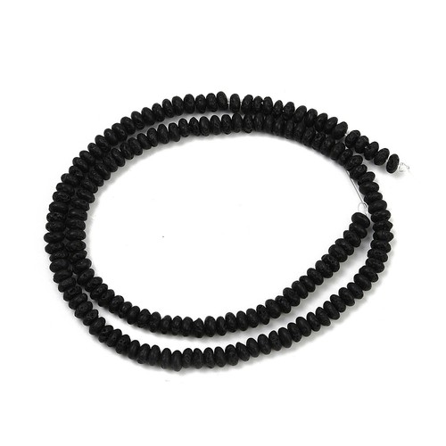 Natural gemstone rondelle - natural,