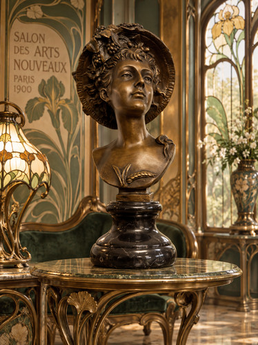 Art nouveau style solid - art,