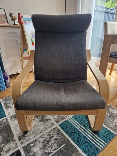 Ikea poang armchair wood - ikea,