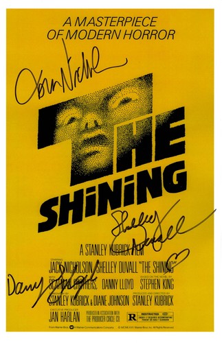 The shining signed poster - the,