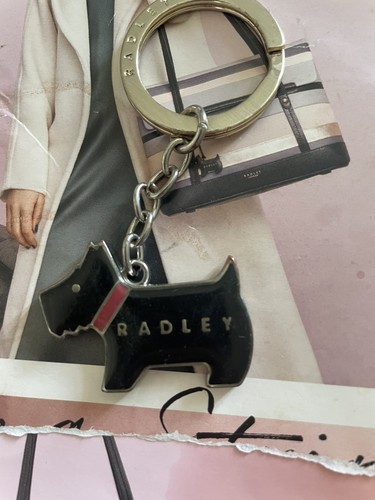 Radley black metal dog tag - radley,