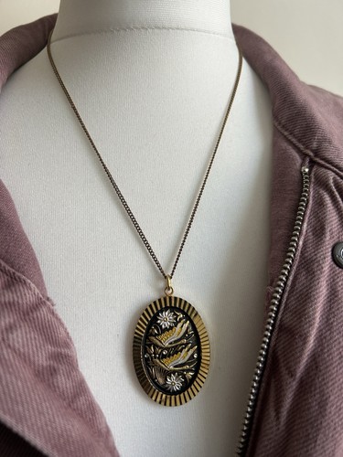 Vintage spanish damascene bird - vintage,