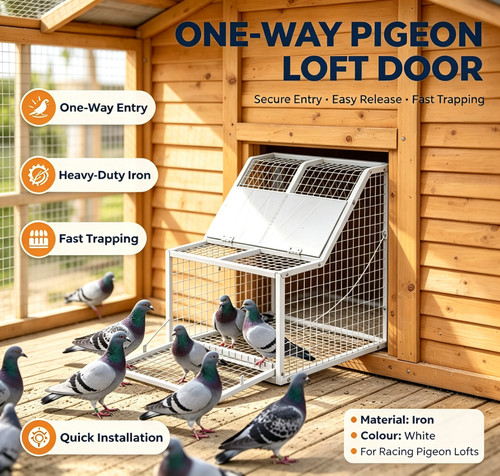 Pigeon loft door - door, removable