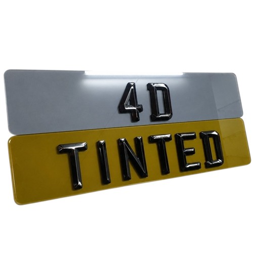 Bevel diamond number plates - diamond,