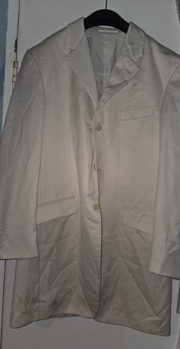 Mens long lined cream - mens,