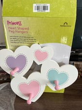 Heart Shaped Peg Hangers Brand New Beautiful Boxed High Quality