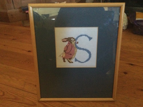 Peter rabbit cross stitch - rabbit, with