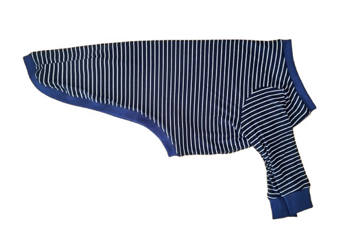Navy striped shirt - t-shirt, for