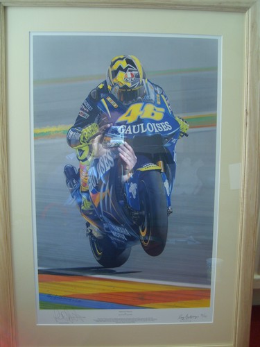 Signed valentino rossi ray - ,