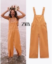 Zara Orange Swifty Linen Wide